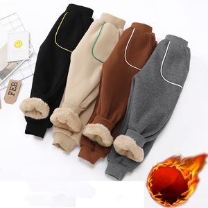 Nuovi pantaloni per bambini pantaloni più velluto spesso caldo inverno pantaloni per bambini bambini moda LJ200828 caldo