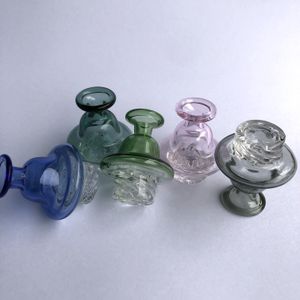 DHL!!!Cyclone Riptide Spinning Carb Cap For 25mm flat top banger Dome with spinning air hole Terp Pearl Quartz Banger Nail