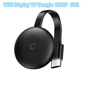 Chromecast 4K Media Player için G12 TV Çubuğu 5G/2.4G WiFi Ekran Dongle Ekran Yansıtma PC TV için 1080p HD TV