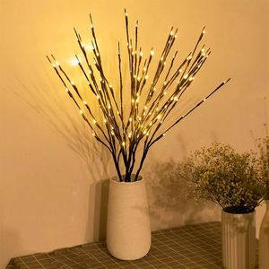 Дерево светло-сад Цветочные Le Light Garden Floral LED Willow Flate Flate Actificated 20 лампочки для домашнего рождественской вечеринки Украшение сада