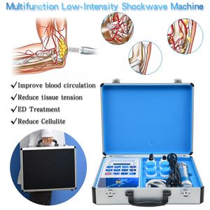 Hot Sell Portable Low Intensity Bantning Shockwave Therapy Body Pain Relief Ed Behandling Shock Wave Machine för hemmabruk