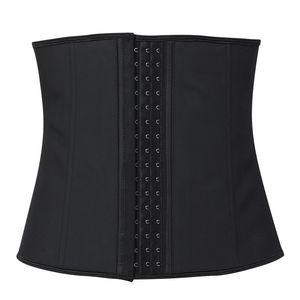 Латексное тело для формирования талии Trainer Corset Cincher 9 стальные кости твердого контроля живота живота ремня ремня для женщин красота йога DHL