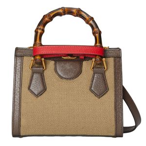 Bambus Tasche Luxus Designer Totes Mode Marke Schulter Taschen Echtes Leder Mehrfarbige Shopping Handtaschen Für Frauen Männer Aktentaschen