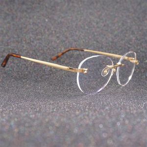 パンサーの光学メタルフレーム男フレンチ女性メガネフレーム女性のための眼鏡枠のメンズ眼鏡フレーム眼鏡の女性