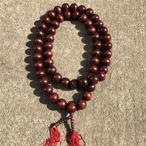 Collar De Tai al por mayor-Collares colgantes de madera Buda monje perlas de oración collar para el traje Tai Chi Uniforme Adorno Mujeres Hombres Joyería
