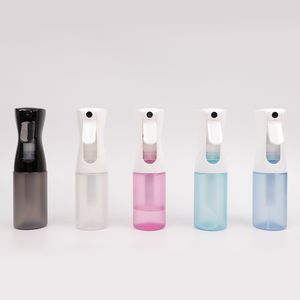 200ml 300mlプラスチックトリガ噴霧高圧ヘアサロンファインミスト連続スプレーボトル