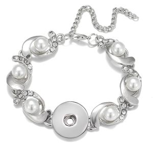 Noosa Snap Bracciale Gioielli Strass Perline acriliche Zenzero Bottoni a pressione Chunk Charm Bracciale adatto fai da te 18mm Scatta gioielli