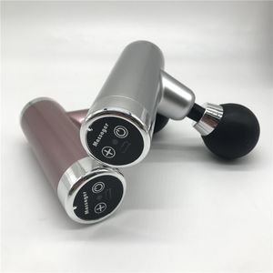 4 Farbe Professionelle Mini USB Elektrische Faszienpistole Tiefenmuskeltherapie Vibrator Gestaltung Schmerzlinderung Massagepistole Körpermassagegerät