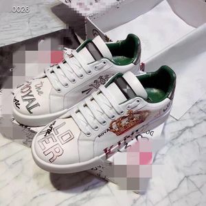 Fashion Best Top Quality real leather Handmade Multicolor Gradient Technical sneakers men women famous shoes Trainers size35-45 mkjl0003