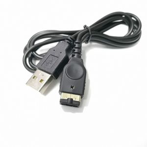 Cavo di ricarica per cavo di ricarica USB nero da 1,2 m per GBA Gameboy Advance SP DS NDS