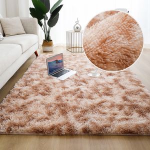 Tapetes macios para a sala de estar decoração de quarto de carpete tapetes home home fofo de engrosse tapetes longos de veludo macio