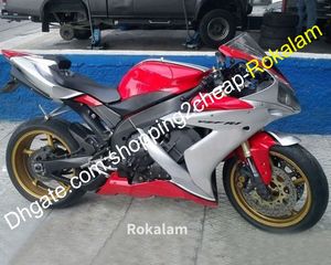 Moto-Karosserieteile für Yamaha YZF-R1 YZF R1 2004 2005 2006 YZF1000 04 05 06 YZFR1 1000 Red Sliver Verkleidungsset (Spritzguss)