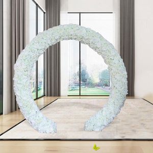 10 pçs / lote casamento decorativo branco artificial rosa floresce corredor 3d flor wall packdrop decoração de palco 40x60cm1