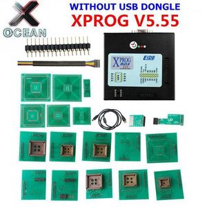 XProg V5.55 XProg M ECU مبرمج 5.55 بدون USB Dongle Box V5. 55 طقم ضبط رقاقة ECU خاصة ل Cas4 Decryp1