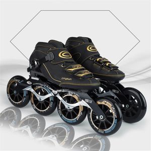 CityRun Inline Speed ​​Łyżwy łyżwy Łyżwy wielokrotnego użytku Funkcjonalne 4 Koła 90 100 110 Rolki Sneakers 85A ILQ-11 Race1