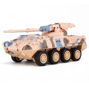 Eboyu (TM) 1:72 Radio Fjärrkontroll Mini RC Tyska Militär Stricker Artillery Car Type-G Electric Airsoft RC Tank 201208