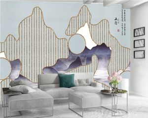 Simples 3d Wallpaper Sala Landscape Wallpaper Home Decor Sala Quarto Wallcovering HD 3D Wallpaper