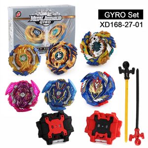Gyro Set Beybleyd Burst con 2 set Ruler Launcher Metal Fusion Lega giroscopio Giocattoli per bambini LJ200923