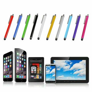 Universeller kapazitiver Touchscreen-Stift, Metallstift für iPhone, iPad, Samsung, HuaWei, Telefon, Tablet, 10 Farben