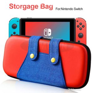 Para nintendo switch console caso durável saco de armazenamento de cartão de jogo caso de transporte duro eva saco escudo portátil bolsa de transporte bolsa protetora mq20