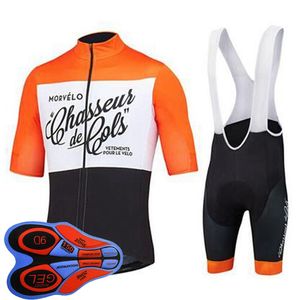 Erkek 2021 Morvelo Takımı Bisiklet Kısa Kollu Jersey Önlüğü Şort Setleri Yaz Nefes Bisiklet Giyim Ropa Ciclismo 9D Jel Pad U2182402