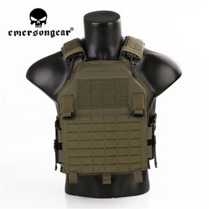 Emsongear Lightweight Quick Release Lavc Assault Plate Carrier Vest Laser Mole Military Protect Tactical Jakt Airsoft Gear 201214