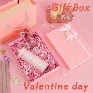 souvenir holographic valentines gift box fit for skinny stainless steel tumbler with raffi tissue customization by express