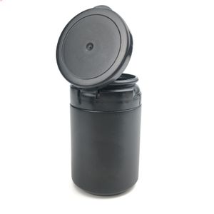 FreeShip 30 Stück 60 ml 2 Unzen HDPE schwarz-weißer Zugring aus Kunststoff-Pillenflasche mit leicht zu öffnender Kappe für Kosmetikverpackungen, gute Qualität