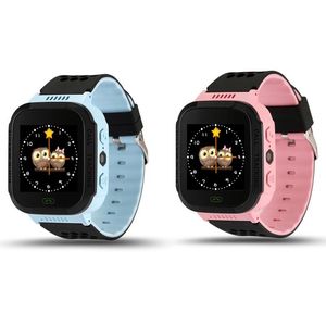 Cute Sport Q528 Kinder-Tracker-Smartwatch mit Blitzlicht, Touchscreen, SOS-Anruf, LBS-Standortfinder für Kinder, Kinderpaket