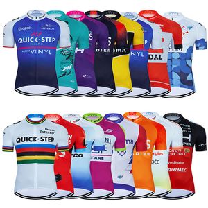2022 Team QUICK STEP Cycling Pro Jersey Summer Mtb Clothes Mens Short Bicycle Clothing Ropa Maillot Ciclismo Bike Wear Kit