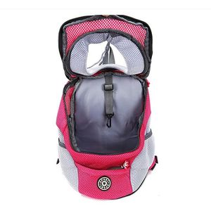 Pet Outdoor Carrier Backpack Dog Front Bag for Large Medium Small Dogs Double Shoulder Portable Travel Backpack Carry Bag Y1127280c