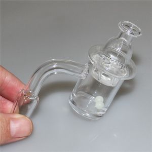 Rökning XXL 4mm Quartz Banger Nail Cyclone Spinning Carb Cap Terp Pearl 4590 grader Quartzs Bangers för Bongs Dab Rigs