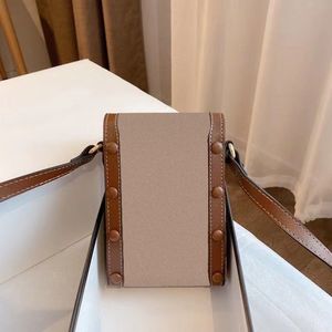 1955SS wallets Genuine Leather high-end 1:1 shoulder bag handbag luxury designer old flower classic cross body women with stripes lock letter flap fashion Coin Purses