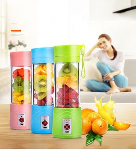 380ml Personlig Blender Portable Mini USB Juicer Cup Kök Elektrisk Design Flaska Fruktjuice Vegetabiliskt verktyg