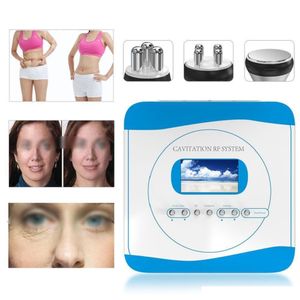 3 i 1 ultraljud 40khz Cavitation RF Utrustning för ansiktslyftning Hudföryngring Body Bantning Hifu Machine Salon Beauty Machine