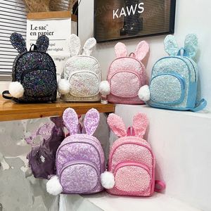 Kızlar Mini Sırt Çantası Çanta Çocuklar için Sevimli Tavşan Kulak Okul Çantaları Schoolbag Kitap Çantaları Çocuk Sırt Çantaları Mochila