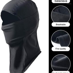 Balaclava Full Face Scarf Oddychająca Maska Piesze Kolarstwo Head Head Cover Tactical Cap Sunscreen Ice Silk Headgear Caps Maski