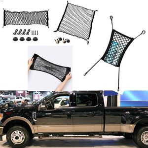 För Ford F-350 bilfordon Svart bakre bagageutrymmet Bagage Arrangör Förvaring Nylon Vertikal Säte Nät