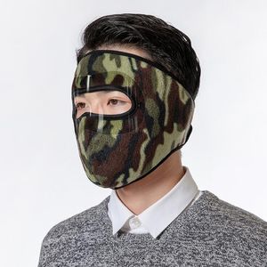 Svart Ansiktsmasker Vinter Skidmask Masker Kvinnor Utomhus Skydda Ansiktsöverdrag Earmuffs Cykling Cykel Motorcykel Varm Vindskyddad Huvudbonader CCC3651