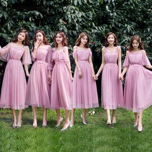 Plus Size Light Blue Gray Pink Champagne Junior Bridesmaid Dresses Sweet Memory Wedding Party Dress Graduation Robes