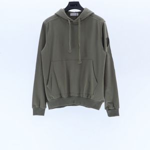 Mens Hoodies Sweatshirt Külot İnce Sweatshirts İtalya Tarzı Sonbahar ve Kış Çift Hoodie Rozet ile