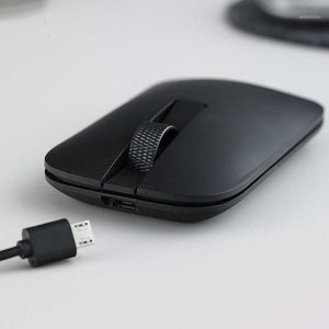 Ratos Rapoo M550 recarregável Bluetooth 3.0/4.0 2.4g Office sem fio PC Use controlável 3 dispositivos Silent Slim Mouse1