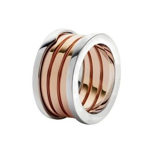 Anello in oro rosa con fibbia da dito alla moda, anello di fidanzamento con anello di gioielli di design di moda, spedizione gratuita