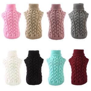 Pet Dog Clothes Fashion Weave Sweater Winter Warm Dog's Coat Cute Trendy Sweatshirt Outerwears DHL Free Delivery