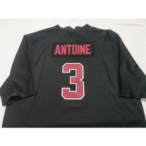 2324 Stanford Cardinal Malik Antoine #3 Real Full Hafdery College Size S-4XL lub Custom Dowolne nazwisko lub koszulka