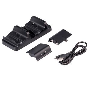 Dock station di ricarica doppia USB originale per caricabatterie X-ONE + 2 ricaricabili per controller wireless Xbox One