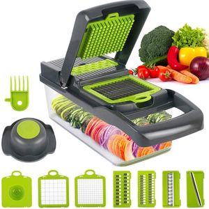 Accessori per la cucina Gadget Strumenti Affettatrici per verdure multifunzionali Taglierina 8 in 1 Trituratori per grattugia Forniture per la cucina 201201