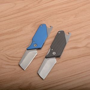 Yüksek Kalite 4036 Bıçak Pub Sürtünme Siyah Karbon Fiber Kolu 8CR13MOV Taş Yıkama Blade EDC Katlanır Bıçak Cebi Bıçaklar