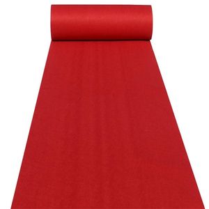 5M 10M Wedding Aisle Runner Bianco Blu Rosso Tappeto Tappeto indoor Outdoor Matrimoni festa Spessore: 2 mm 220301