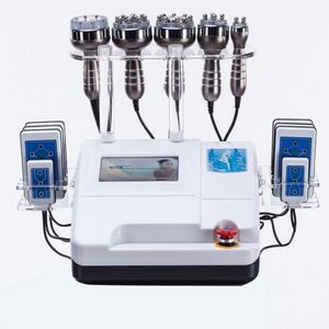 Neuestes Modell 6in1 Schlankheitsmaschine RF Radiofrequenz Vakuum Lipo Laser Kavitation Body Shaper Gewicht Fettabbau